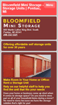 Mobile Screenshot of bloomfieldministorage.com